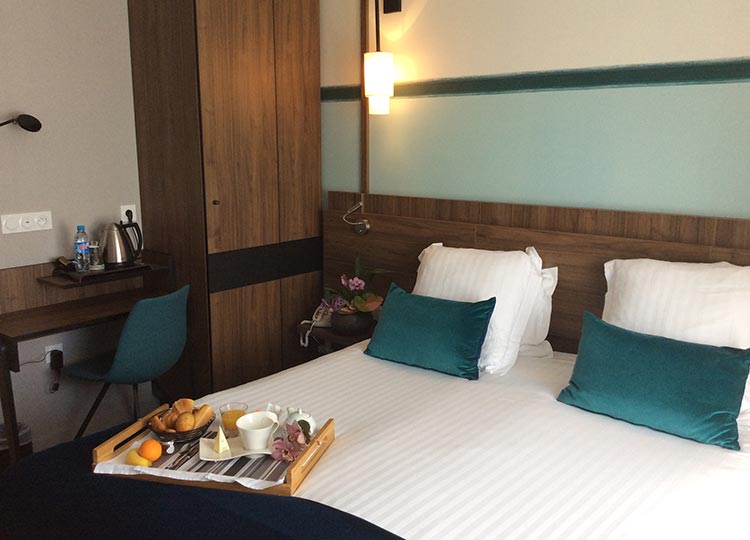 Chambre du Best Western Hôtel Le Duguesclin pour groupe à Saint-Brieuc