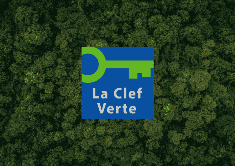 Logo La Clef Verte pour hôtel engagé dans le tourisme durable
