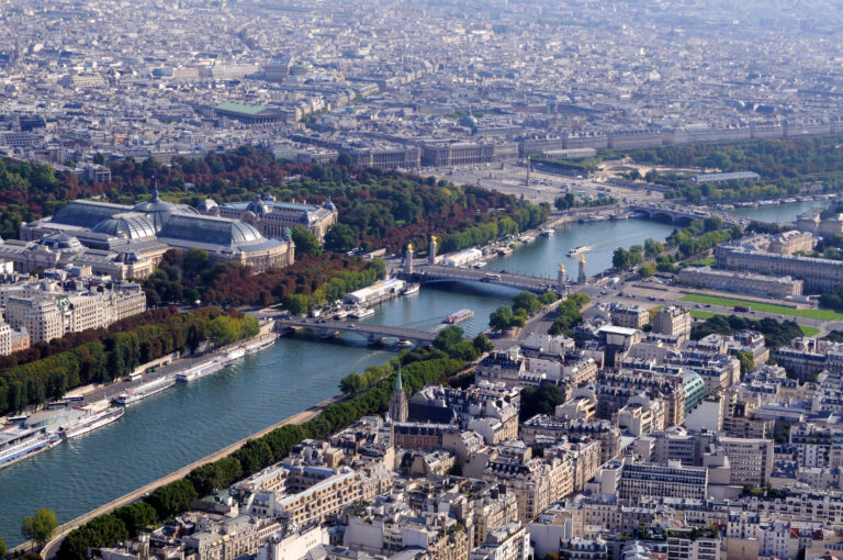 Vue aérienne de Paris, Île-de-france